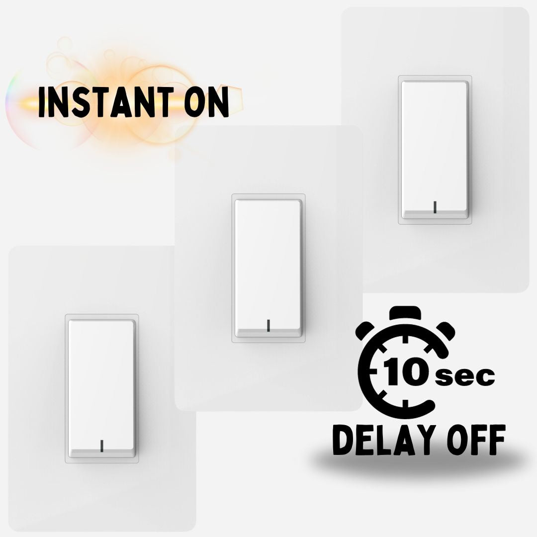 DelayOFF 10-Second Timer Switch (3 pack)